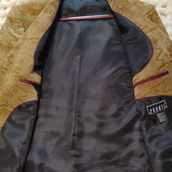 Men's Tan Jacket - Picture 3 of 3